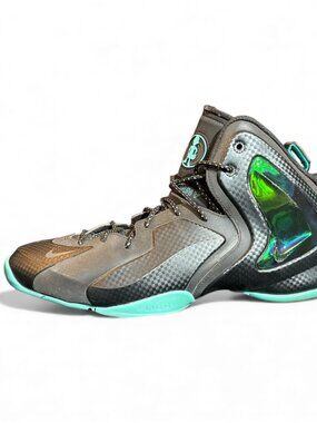 Nike Lil Penny Posite Black Hyper Jade Sneaker 15 Basketball